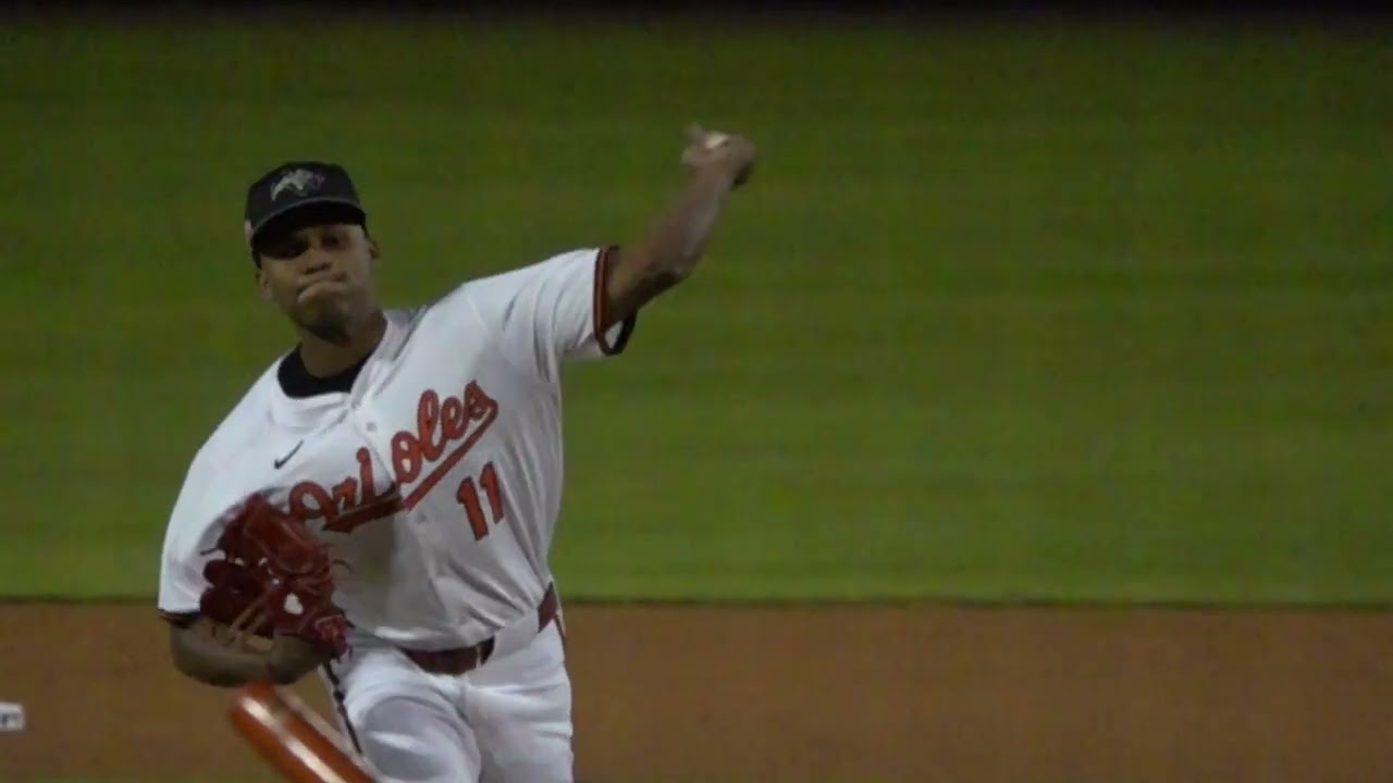 Luis De Le&oacute;n, Baltimore Orioles, Slow Motion Secondary Pitches