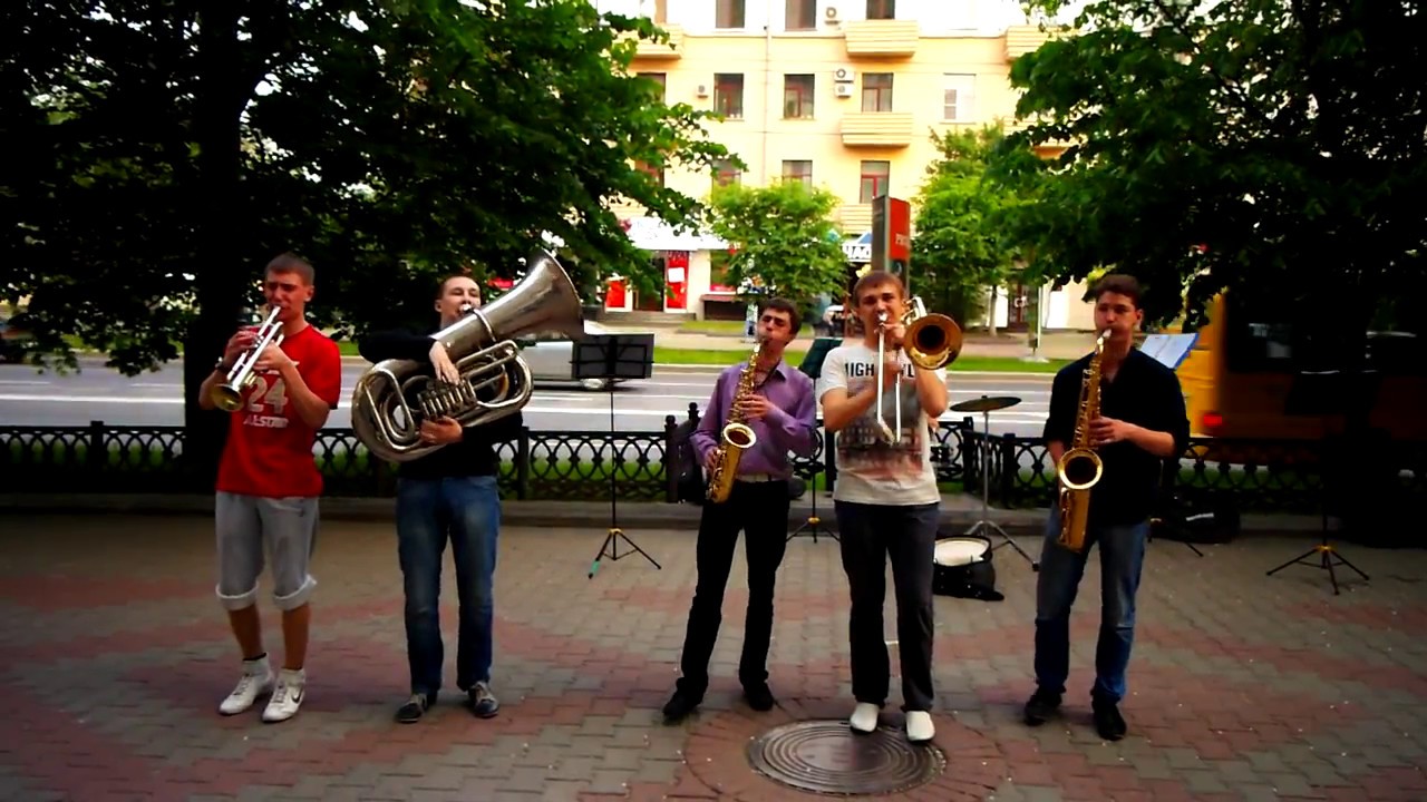 Брасс квинтет хабаровского колледжа искусств 2013г (Puttin' On the Ritz)