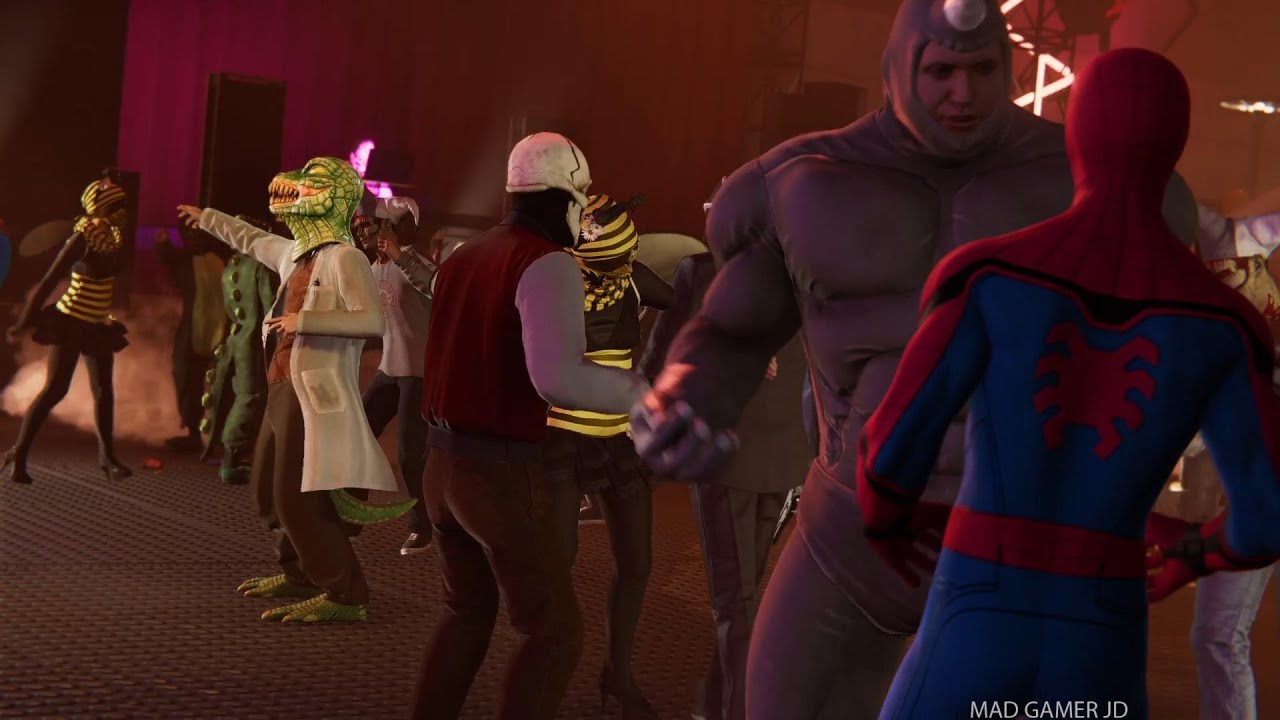 SPIDER MAN PS4 Halloween Party