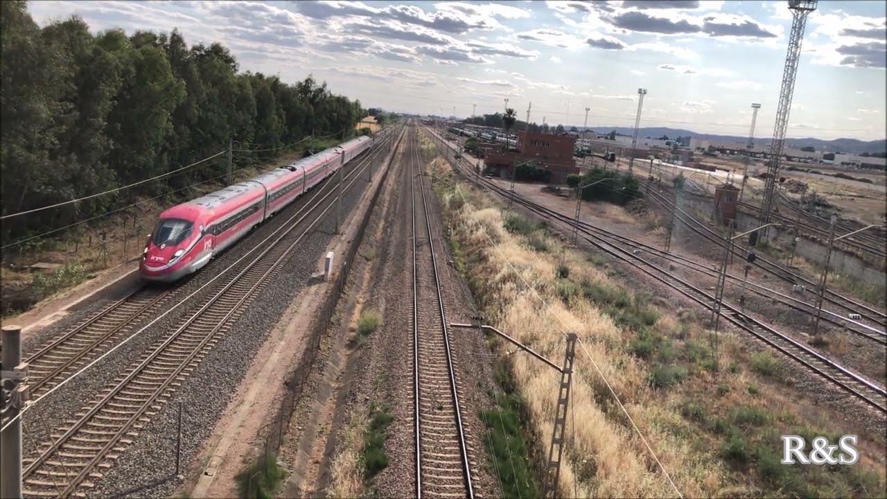 Trenes de Alta Velocidad por Cordoba (4K) (Talgo, Avant, S100, S103, S112...)