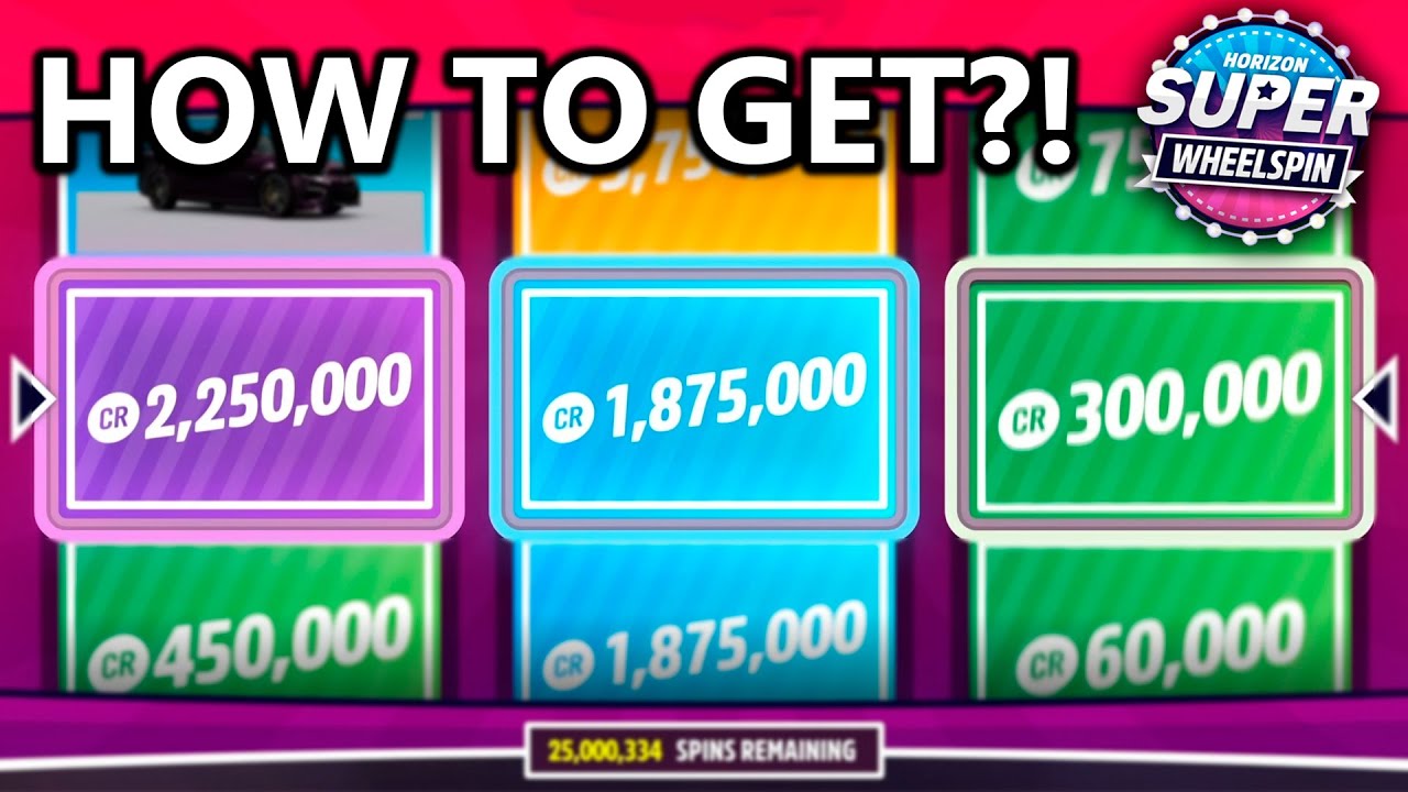 How To Get Unlimited Super WheelSpins in Forza Horizon 5