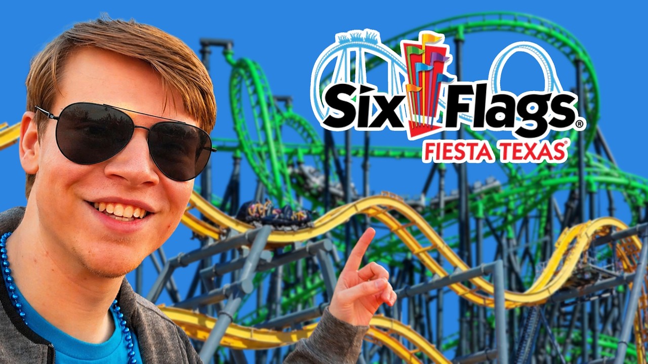 Катаюсь на всём, что могу, в Six Flags Fiesta Texas! | Видеоблог Six Flags Fiesta Texas