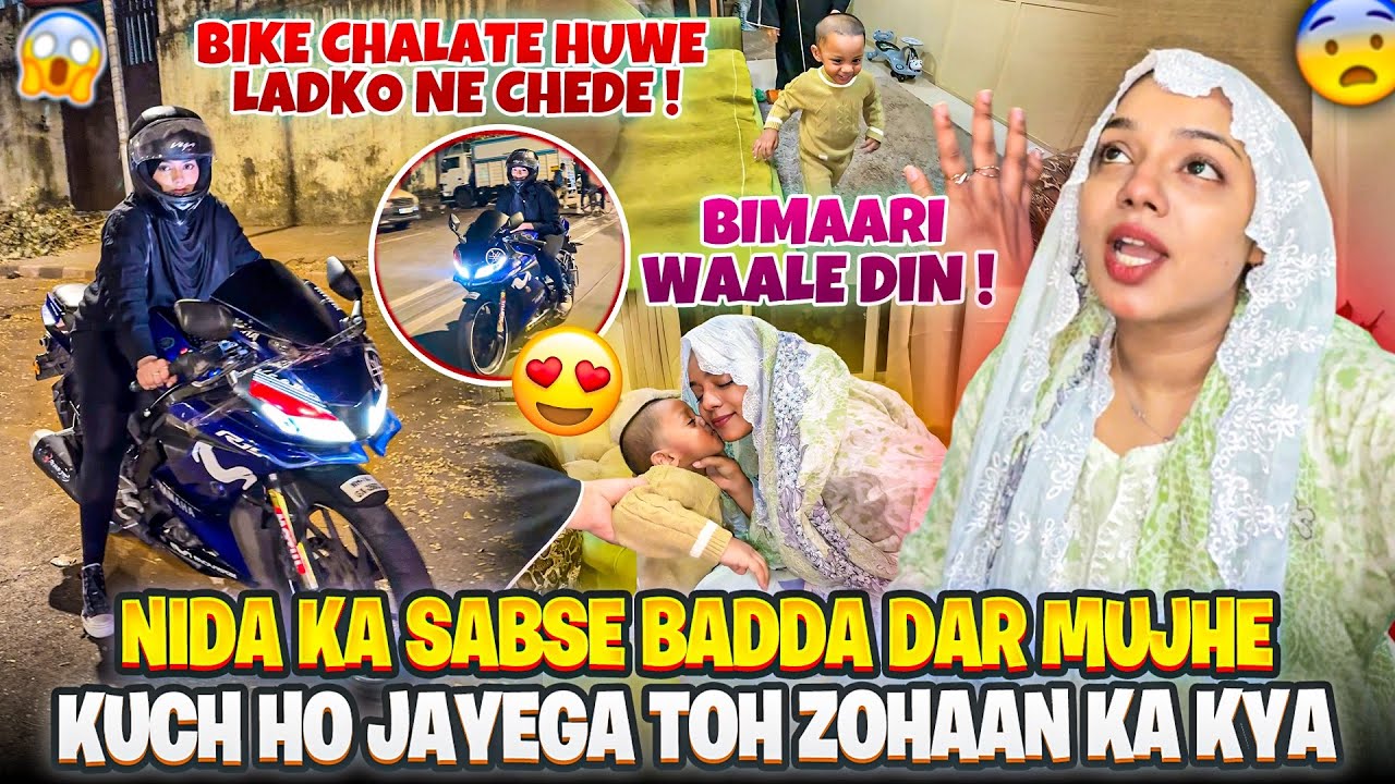 Nida Ka Darr- Mujhe Kuch Ho Gaya Toh Zohaan Ka Kya🥲| Bimari Waale Din🤧| Nida Ko Ladko Ne Chede😡