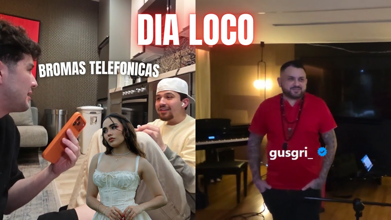 WILITO Y SOYPAN HACIENDO TRAVESURAS MIENTRAS LONCHE ESTA EN PODCAST CON GUSGRI🤣 (BROMAS TELEFONICAS)