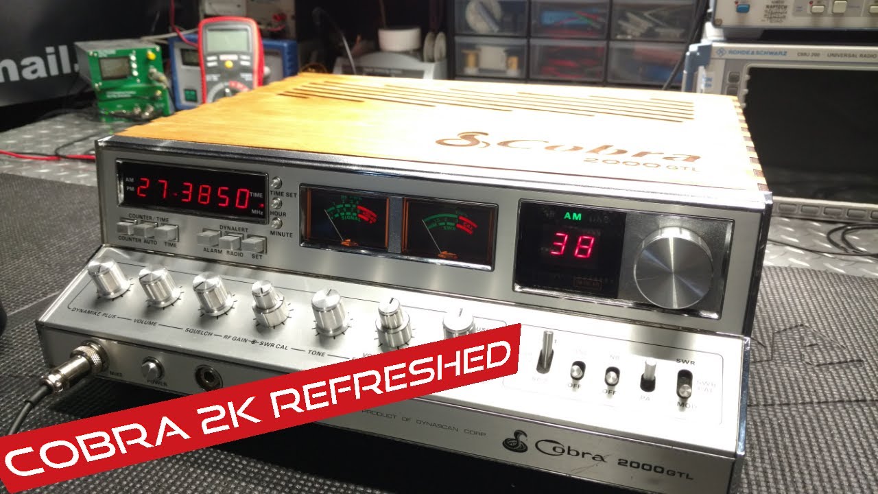 COBRA 2000 Recapped plus Tune & Align CB Radio GTL SSB