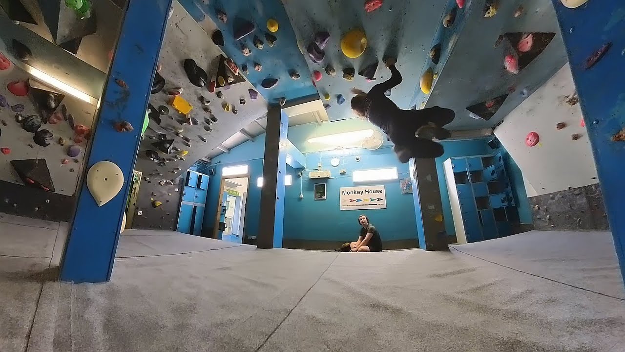 Mile End Climbing wall, Monkey House campus Jan 2025