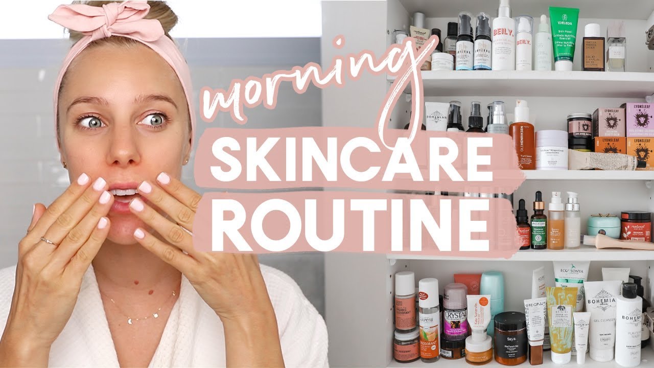 MORNING Skincare Routine// ACNE Prone Skin & Blackheads