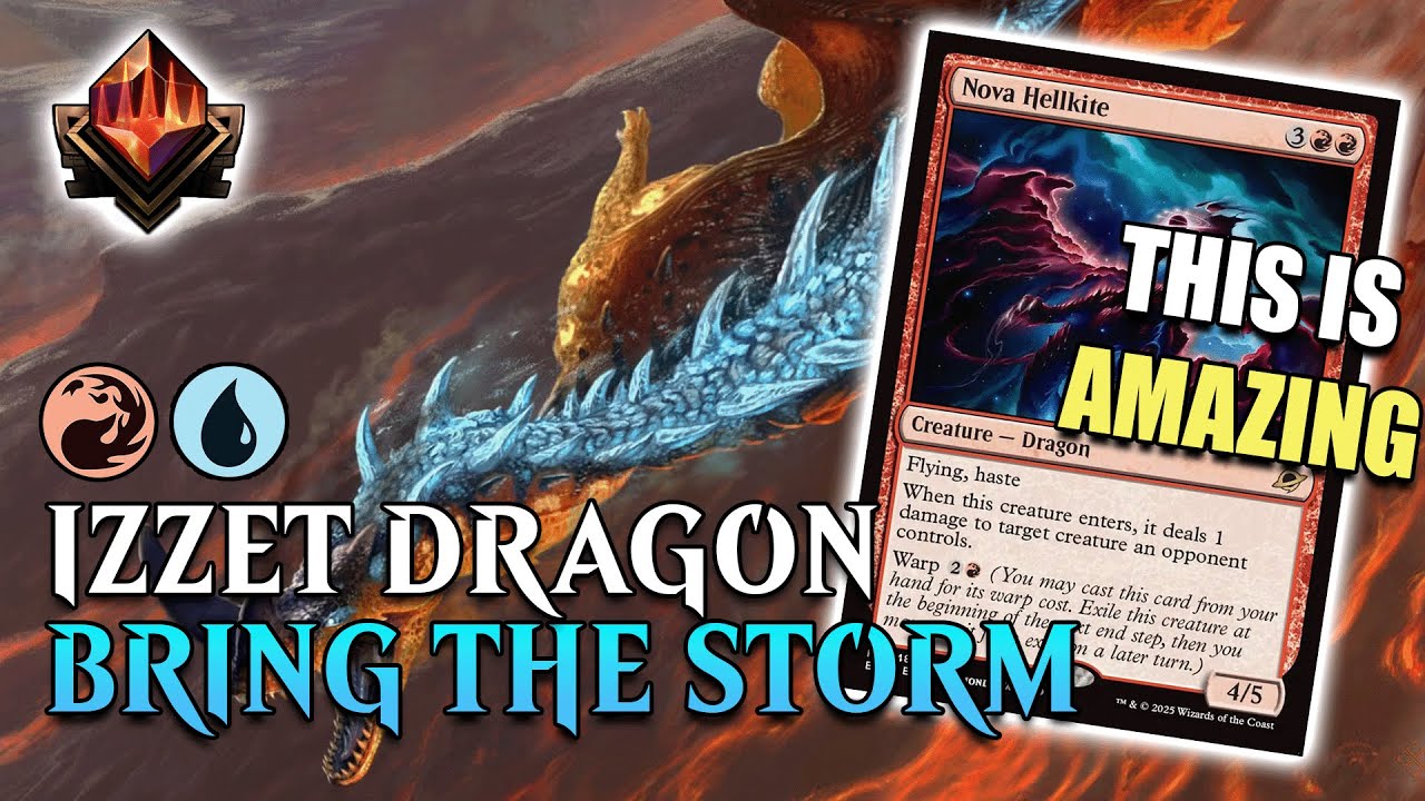 💧🔥 IZZET DRAGONS IS AMAZING AGAINST MANY DECKS! | MTG ARENA Standard Edge of Eternity
