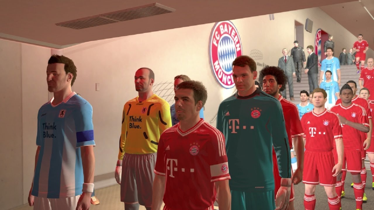 PES 2014 - FC Bayern München vs. TSV 1860 München [PC] [Gameplay] [HD+]