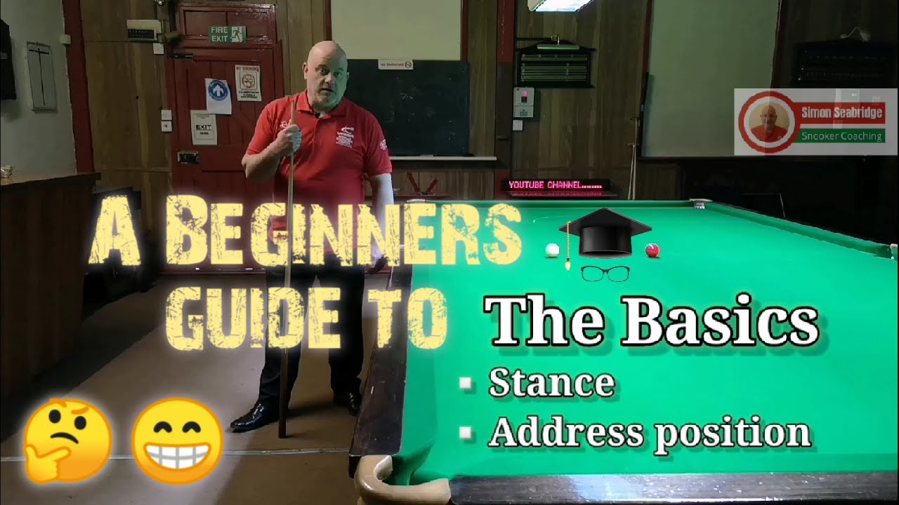 Snooker - how to play - The basics stance and address position