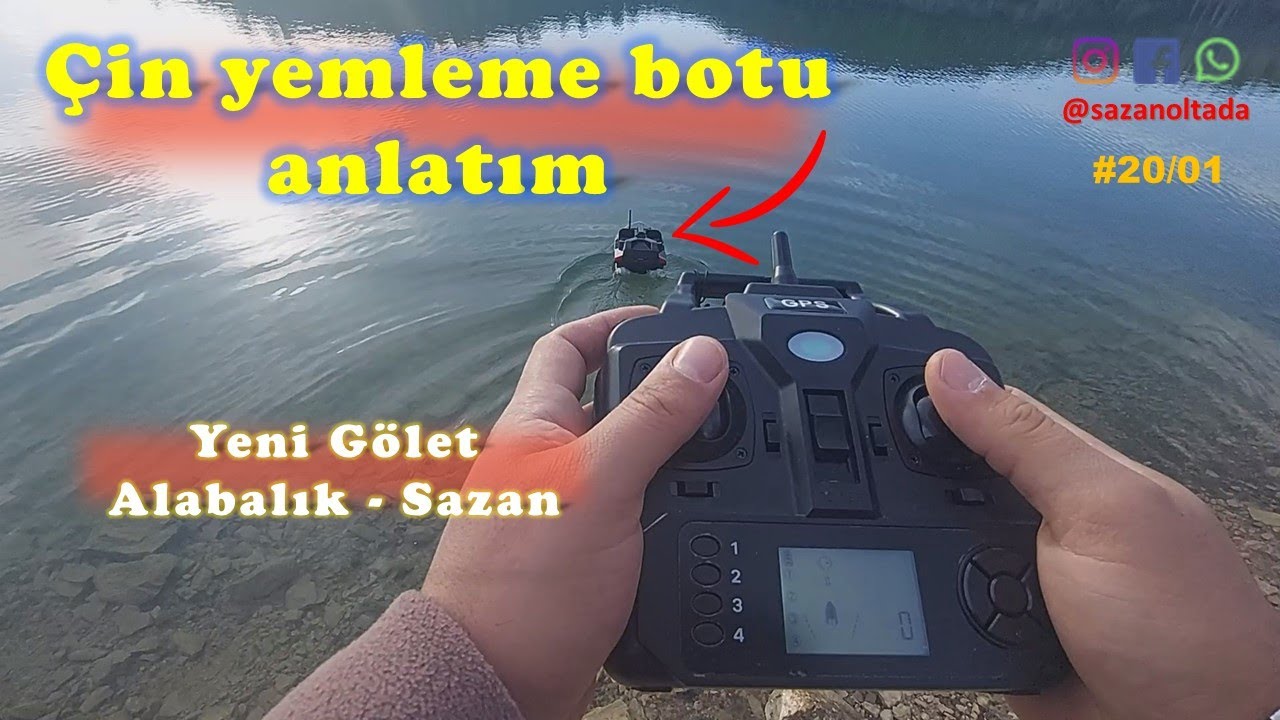 ALABALIK - SAZAN  AVI / ÇİN YEMLEME BOTU ANLATIMI / YENİ GÖLET