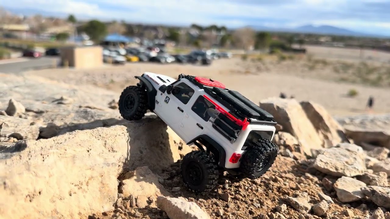 Axial Scx30 rubicon.Took the little for some outdoor fun