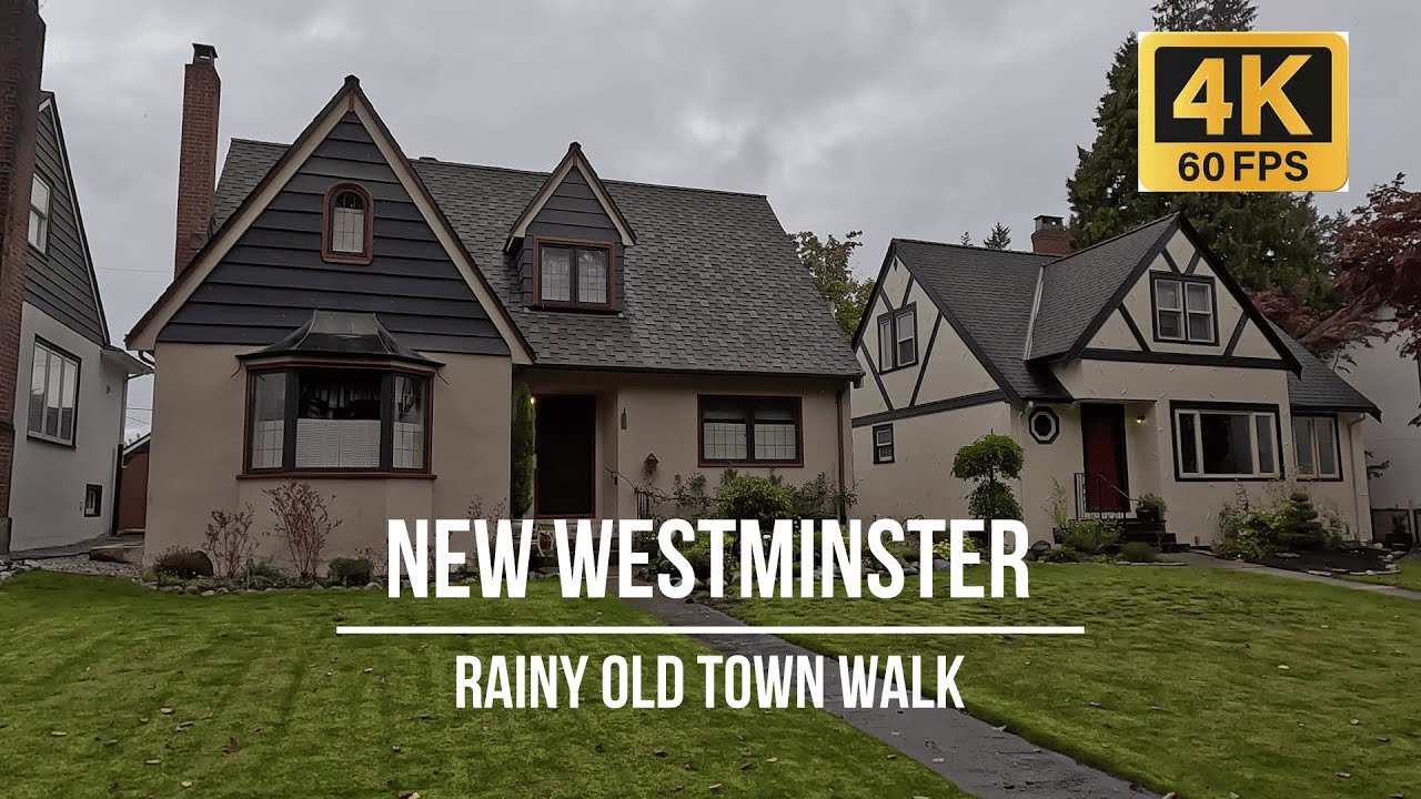 Rainy Walk in Historic New Westminster 🌧️ | Queens Park & Charming Streets | BC, Canada 🇨🇦 #travel