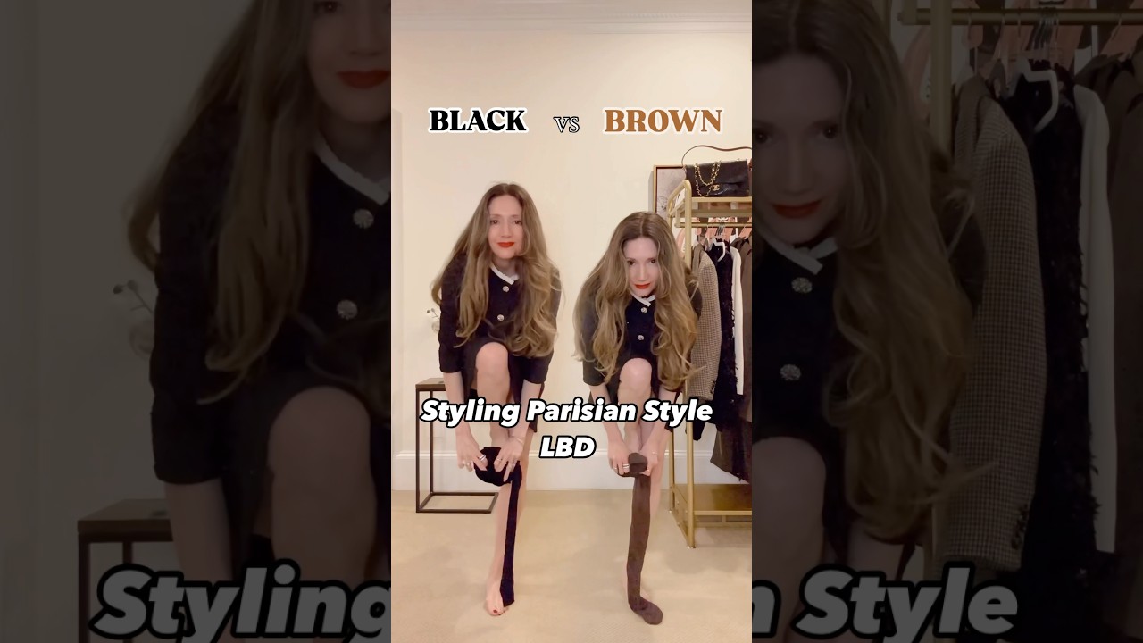 This or That? Styling Tights With A Dress  #tights #fashion