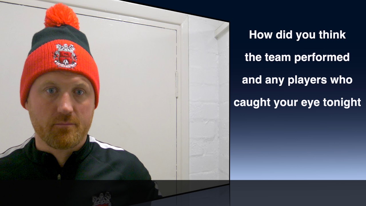 Interview Ian Dunn after huge Win at PNS thrashing them 5-0