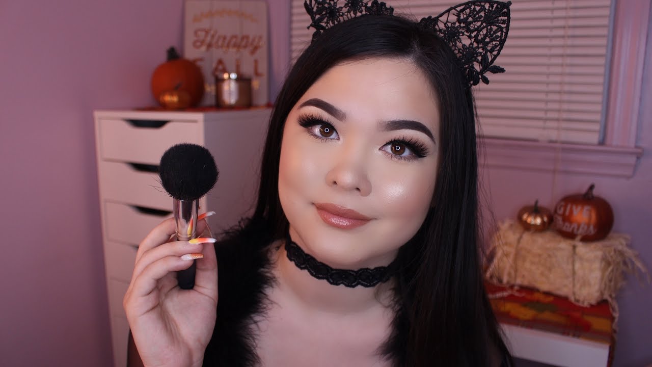 ASMR Doing Your Halloween Makeup (Whispered)