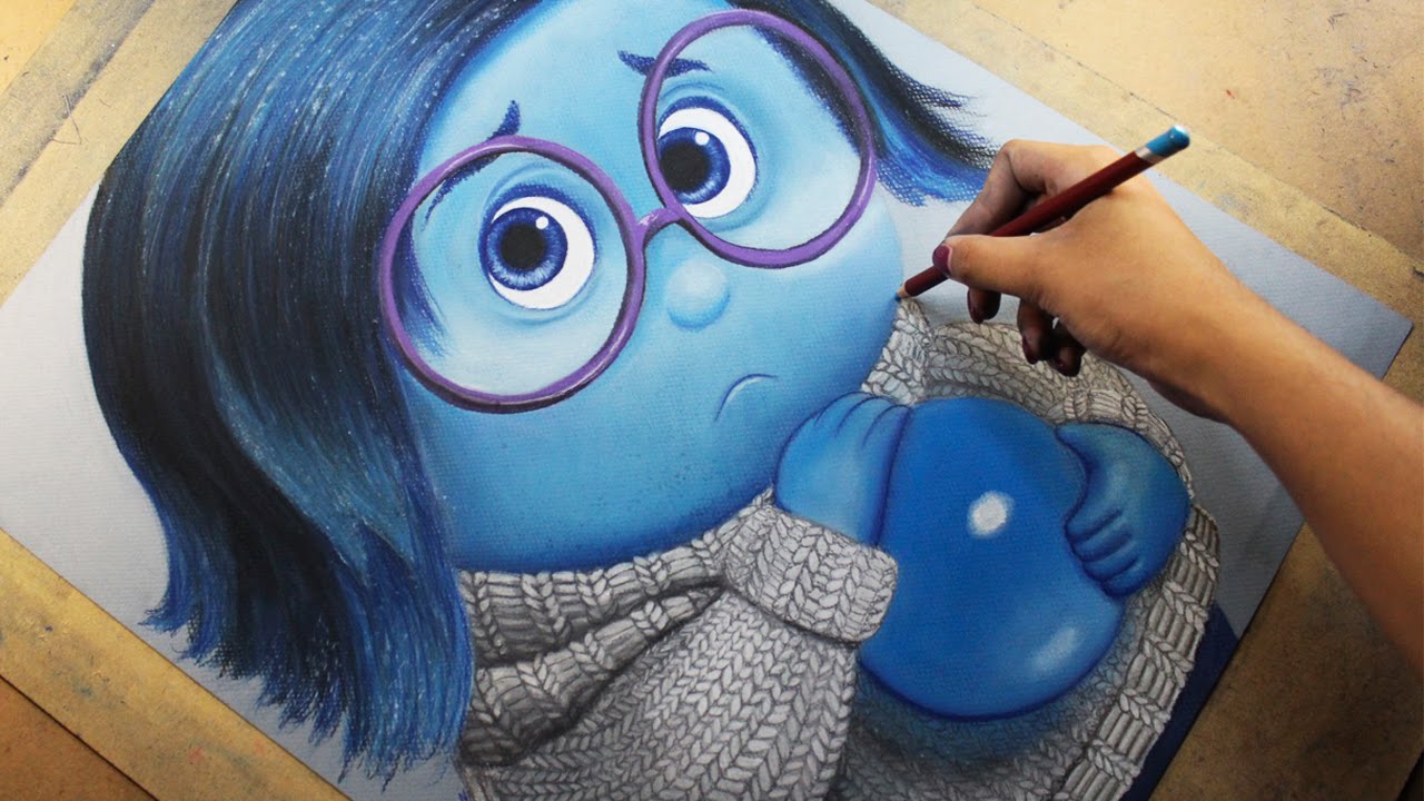 Speed Drawing: Sadness (Inside Out)  [Tristeza / Intensamente] | Diana Díaz