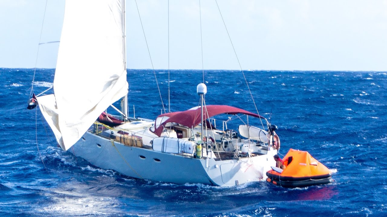 Rescue at Sea - Mid-Atlantic Mayday (Atlantic Crossing Part 3) Ep 37 Monday Never Sailing
