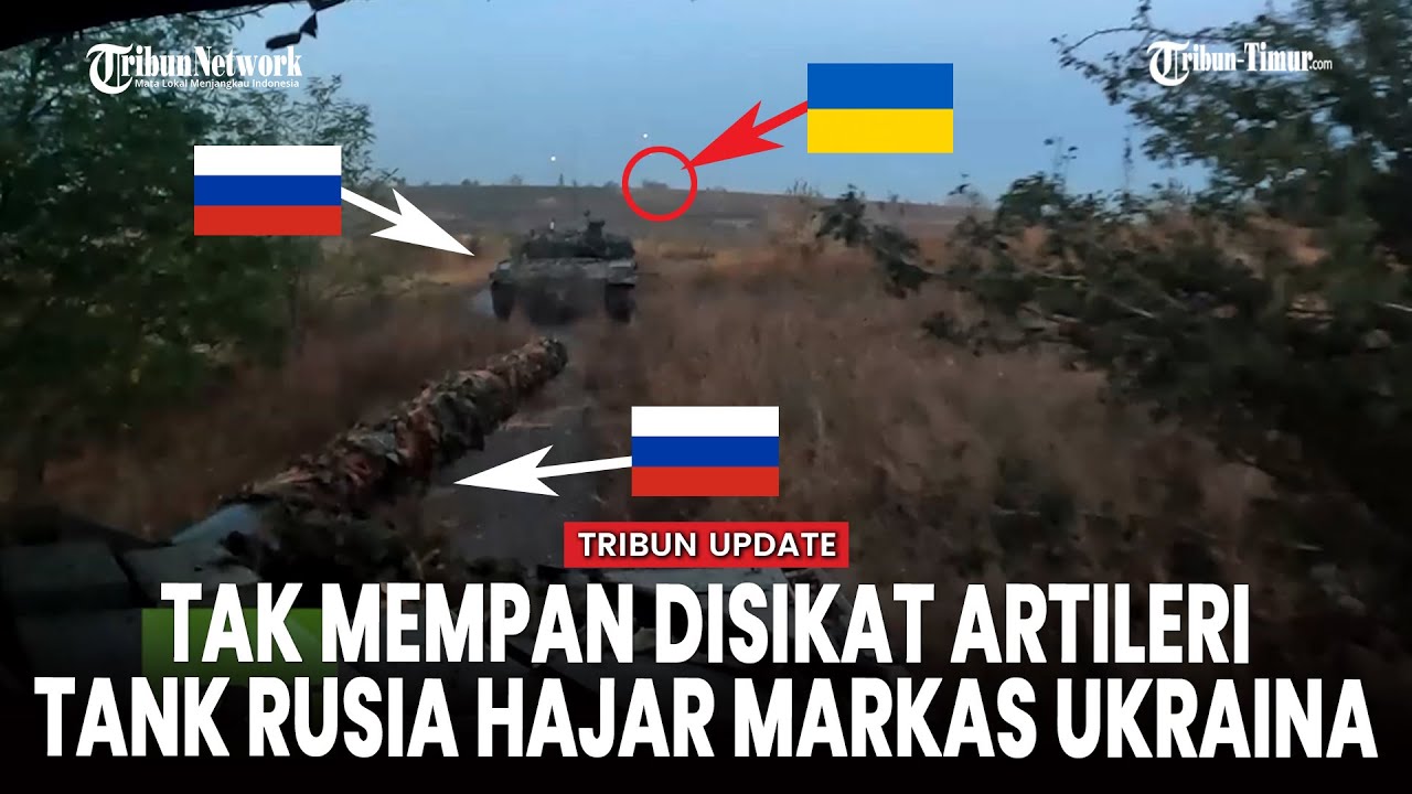 Saat Tank Brigade 114 Rusia Lindungi Infanteri di Bawah Hujan Artileri