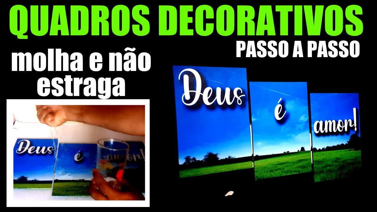 QUADROS MOSAICOS DECORATIVOS - PASSO A PASSO