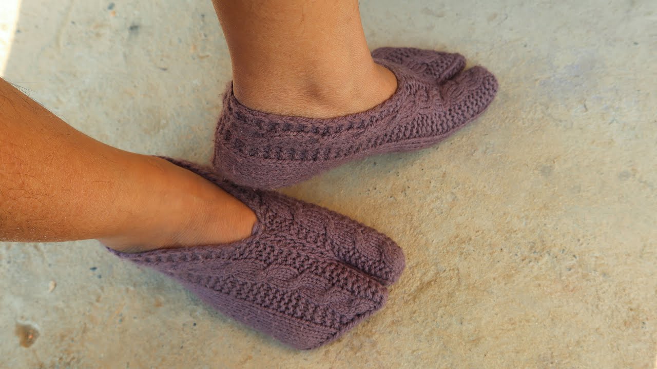 जाडाेकाे लागी औंठा वाला Moja Bunne Tarika | Anguthe Wali Socks/Jurab/Moja | Knit Thumb Socks