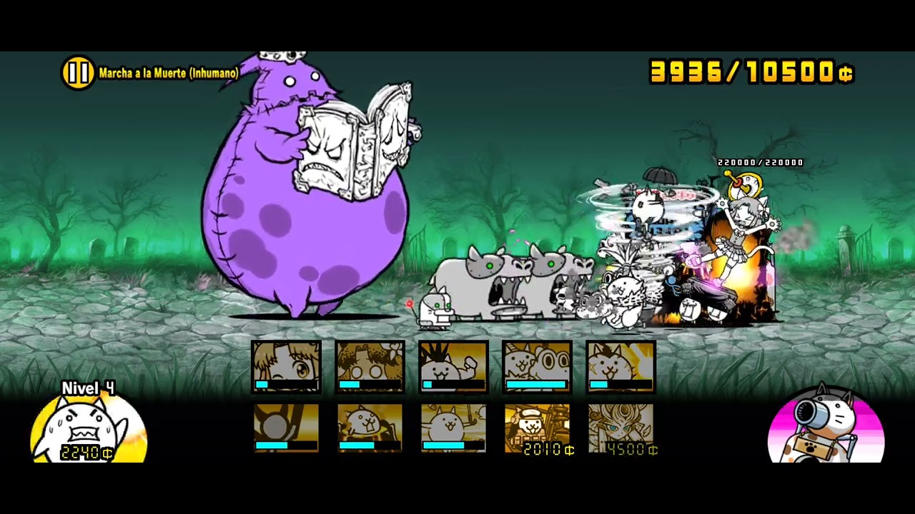 Muertos en los Bises | Marcha a la Muerte | The Battle Cats