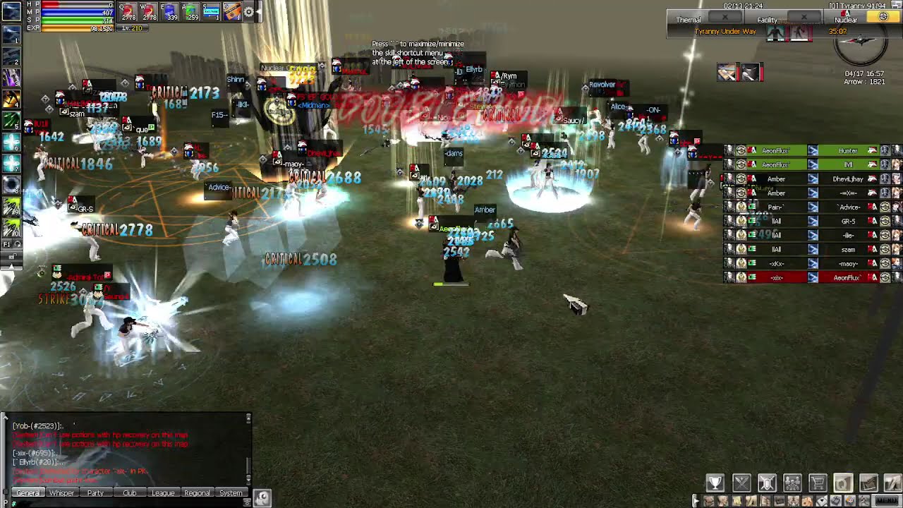 Ran Online WarBorn!! Tyranny War! [DAY 7] - [REBELS ARMY GUILD!] - [AeonFlux`]