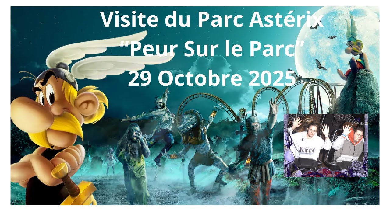 Vlog Parc Astérix (Peur sur le parc) 29 octobre 2025