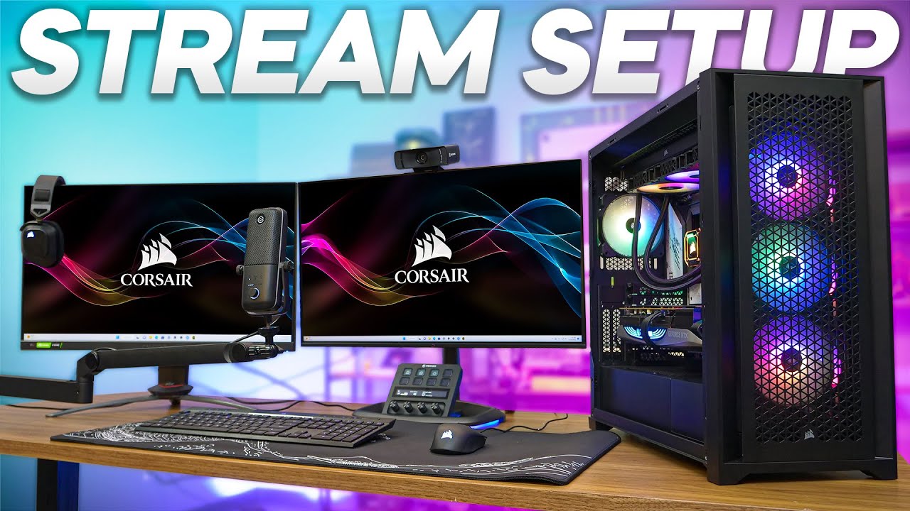 $5,000 FULL Streaming Setup (PC, Monitors, Mic, Camera & MORE)