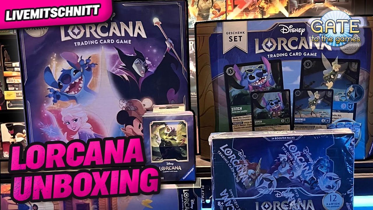 ✨ MEINE ERSTE ENCHANTED ✨ Disney Lorcana Unboxing powered by Gate To The Games #Werbung