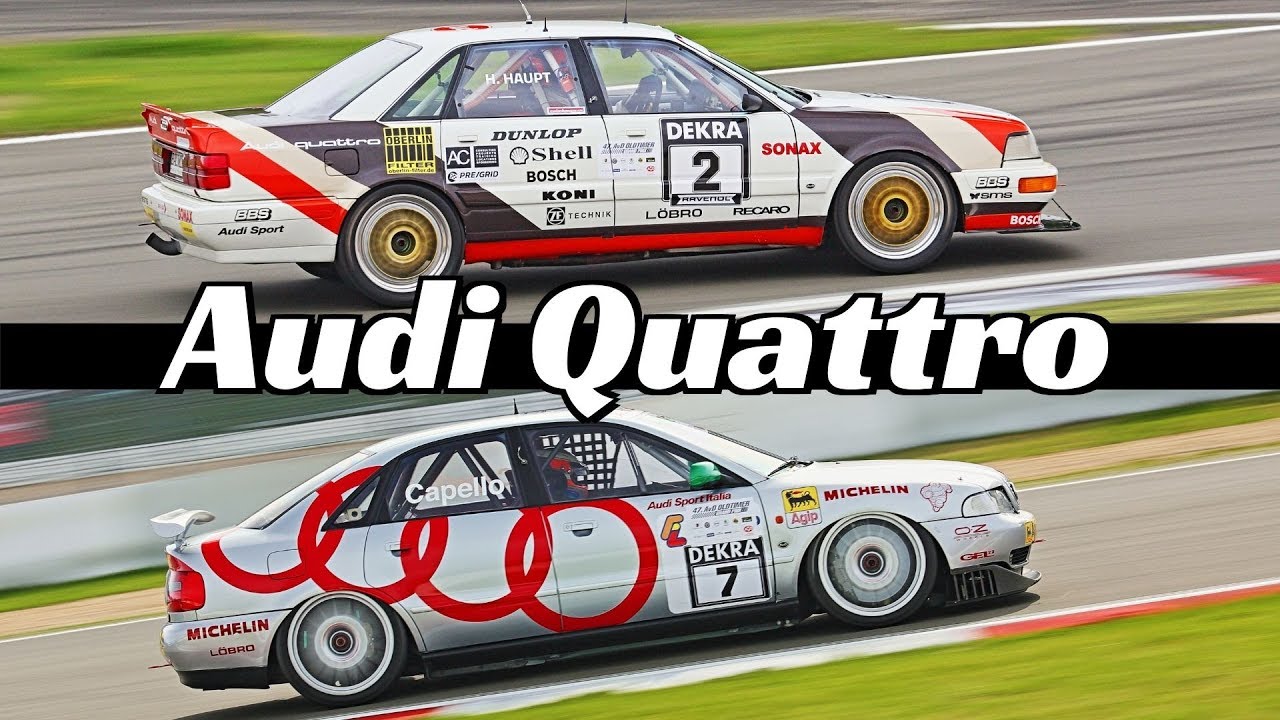 Audi V8 Quattro DTM & A4 STW ex Capello-Biela - Tourenwagen Classics - AvD Oldtimer GP Nürburgring