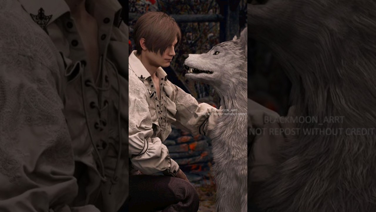 Dog SAVES Leon Kennedy ❤️ - RE4 (ORIGINAL VS REMAKE) #shorts #residentevil4