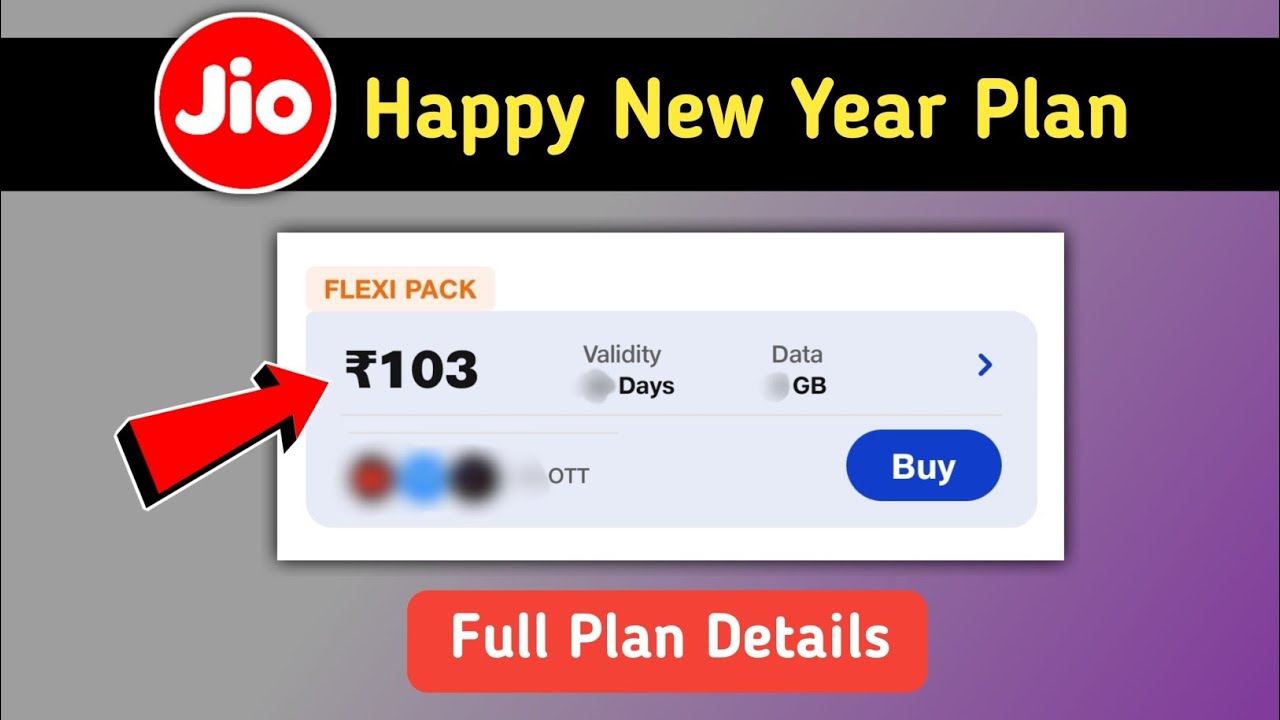 Jio Happy New Year 103 Plan Details | Jio 103 Recharge Plan Details 