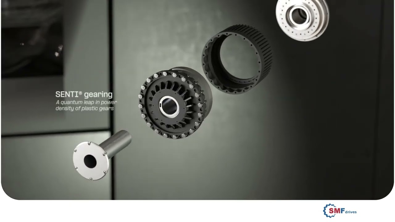 A breakthrough plastic gearbox in humanoid & service robots with SMF drives