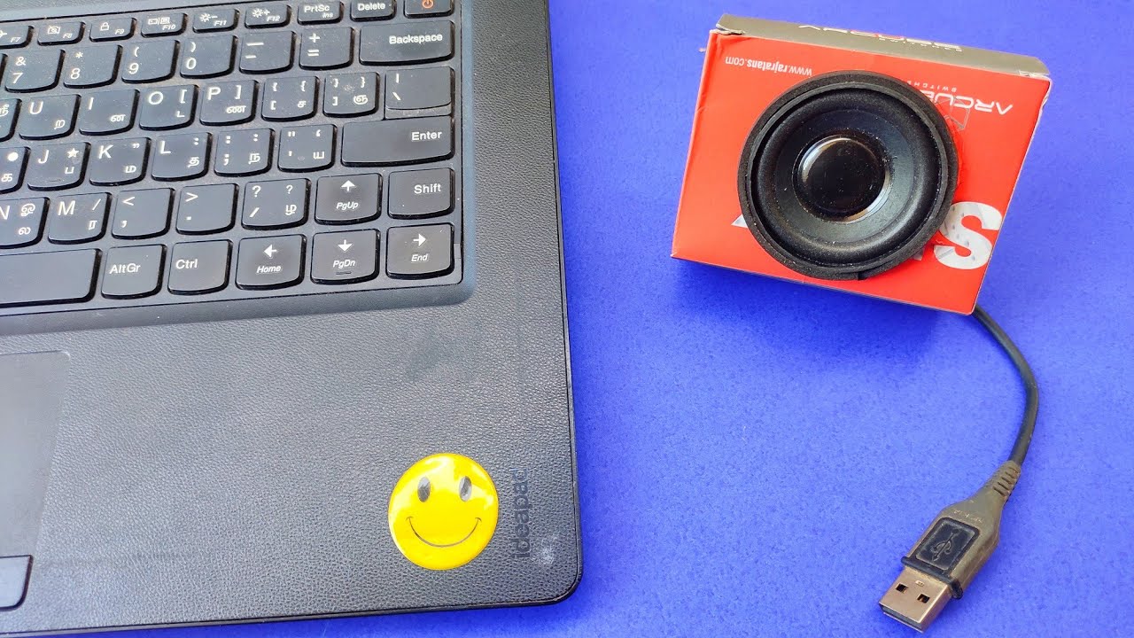 DIY Laptop External Speaker at Home