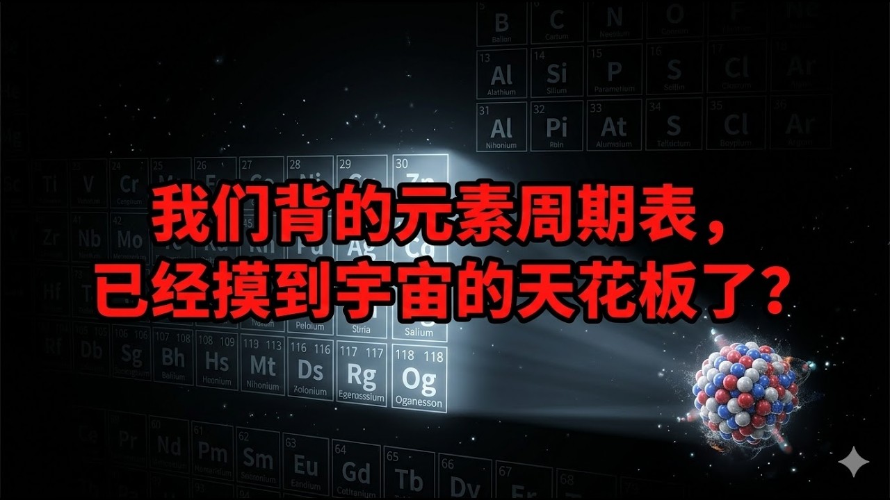 宇宙为什么找不到 119 号元素？元素周期表的尽头到底在哪里？