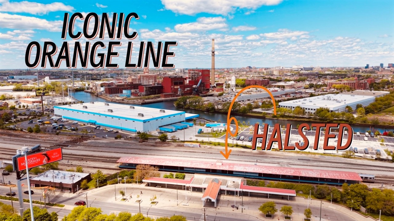 CTA Orange Line: станция Halsted, поезда, виды и атмосфера города | FITMINDS CHICAGO