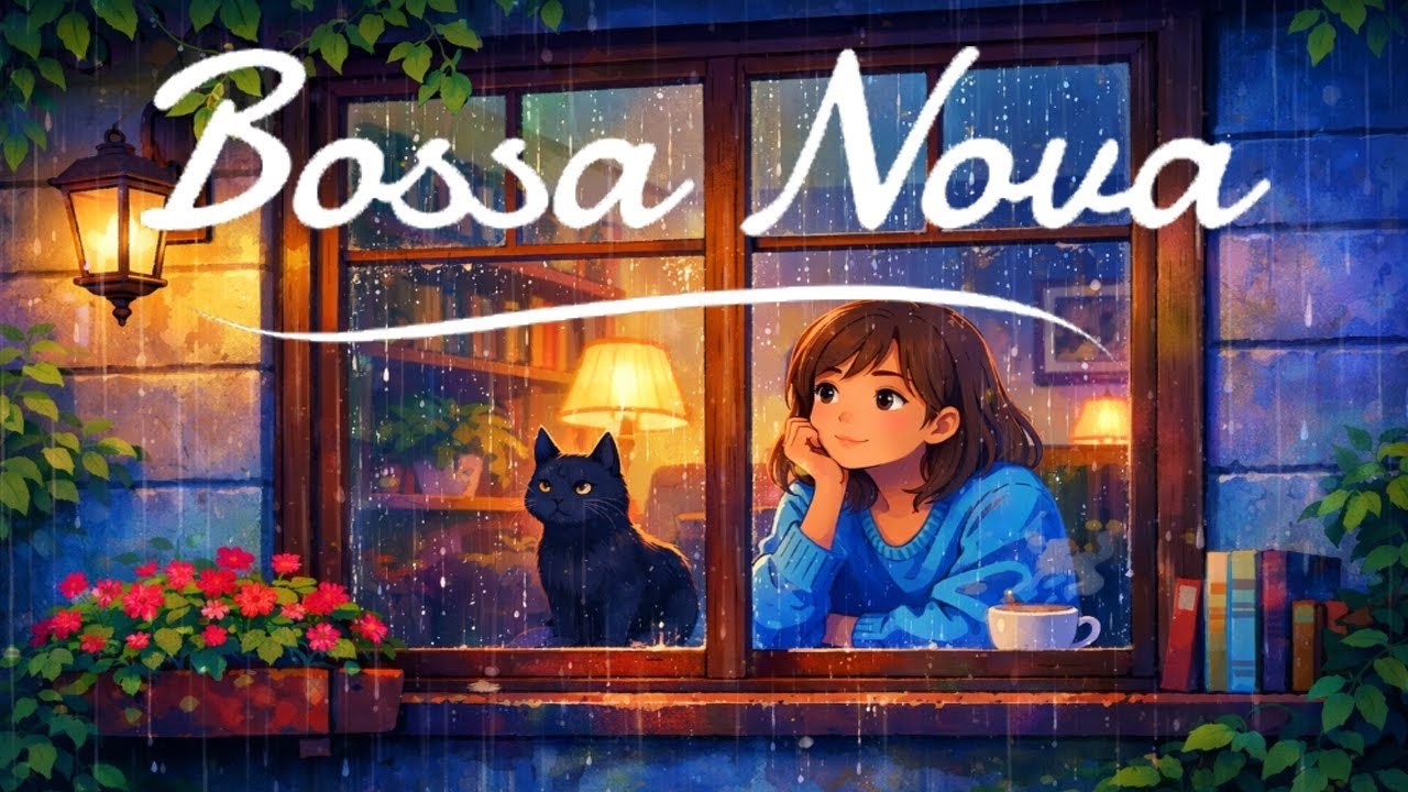 Música Bossa Nova Bajo la Lluvia - Canciones con Lluvia de Bendición Mix Relajante