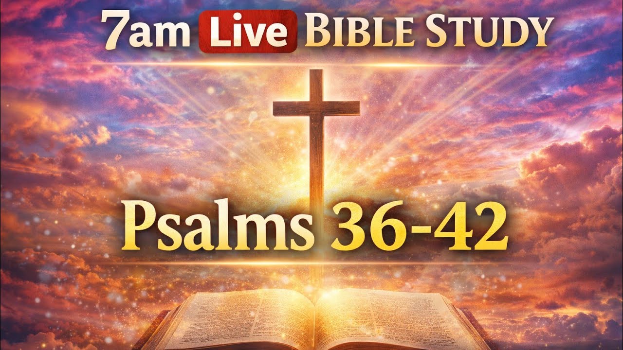 7am Live Bible Reading  / Psalms 36-42