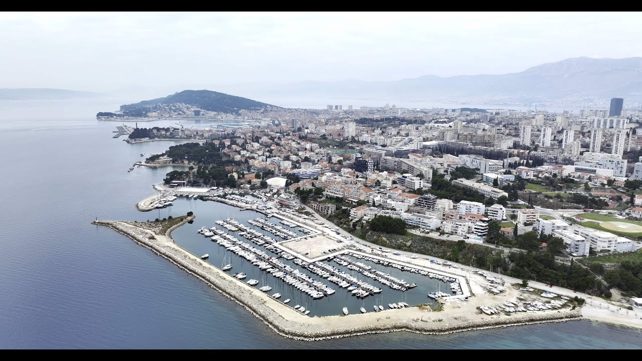 #Split District near Hotel #Amphora's Garden, #Croatia, #Winter #2023 #Landscape, #5K #Drone #Mavic3