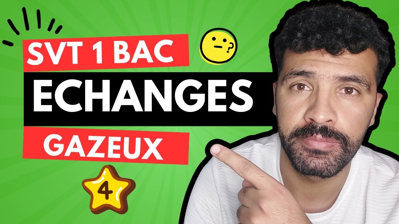 les échanges gazeux chez les plantes chlorophylliens 1 bac 🌲 PARTIE 4