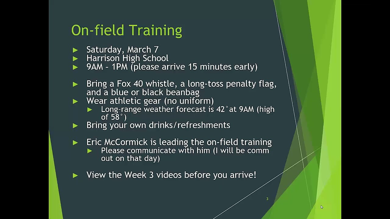 New Official Training Class 2 - Spring 2026