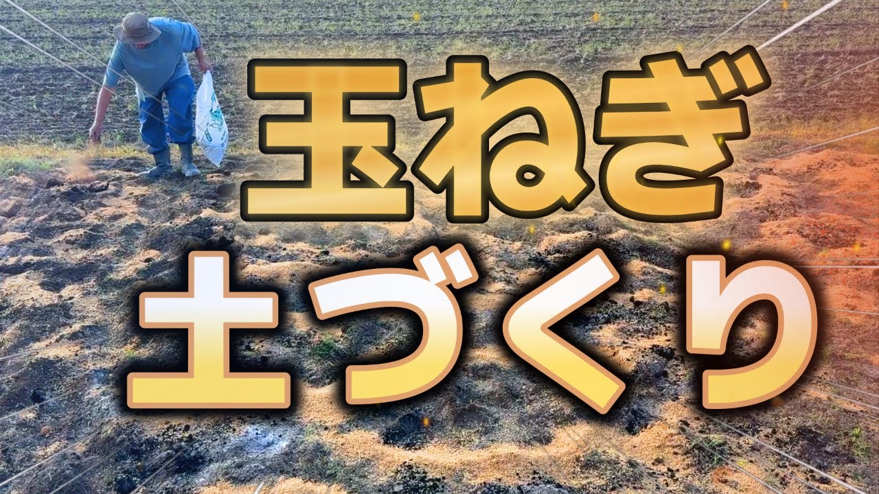 【玉ねぎの土作り】今回の土作りは玉ねぎに特化します!!使っていく資材の事や！使い方まで!