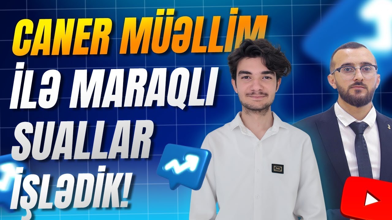 ✅❗️👉🏻CANER MÜƏLLİMLƏ MARAQLI SUALLAR İŞLƏDİKKK!