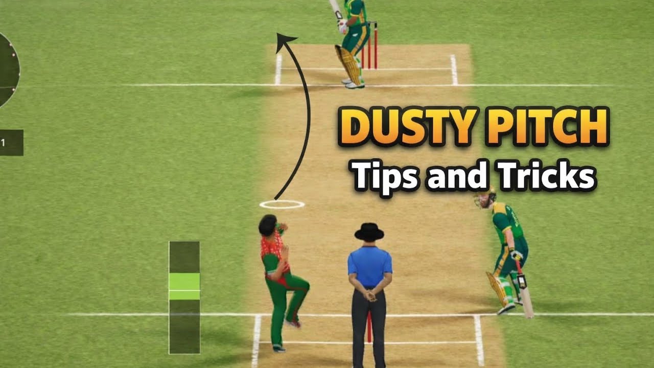 Dusty Pitch bowling tips Dream Cricket #dreamcricket2025 #tipsandtricks #cricketgame 