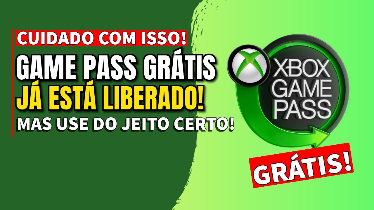 ALERTA!!! Tem GAME PASS Liberado DE GRAÇA, Mas CUIDADO NÃO FAÇA ISSO!