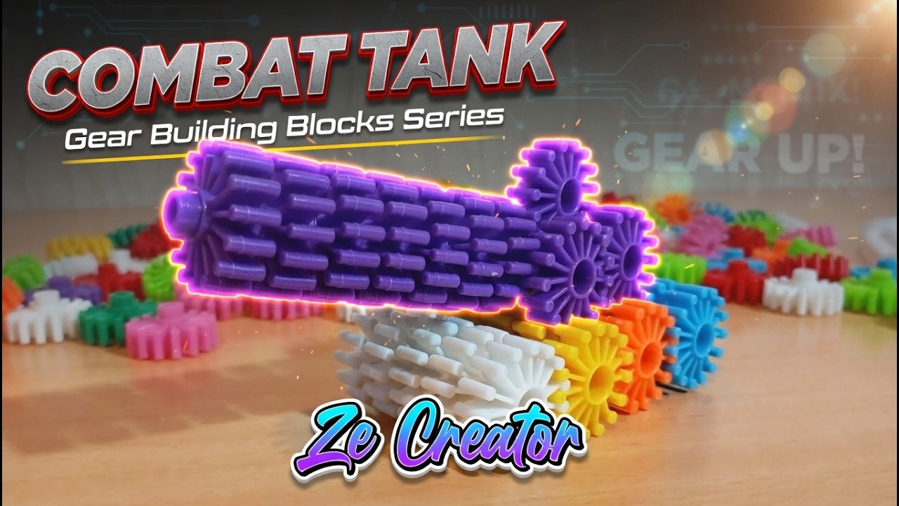 Satisfying Epic Combat Tank – Gear Building Blocks Series