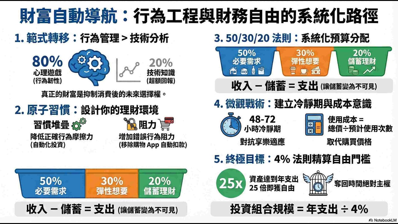 【2026/02/25】#61 實踐行動藍圖：微習慣驅動的財務自由之路，理財不是硬科學，而是你的行為學！3 招微習慣打造財務自由藍圖