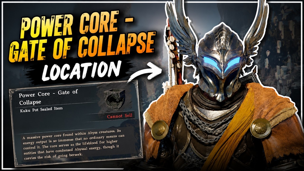 How to find Power Core - Gate of Collapse FAST - Crimson Desert