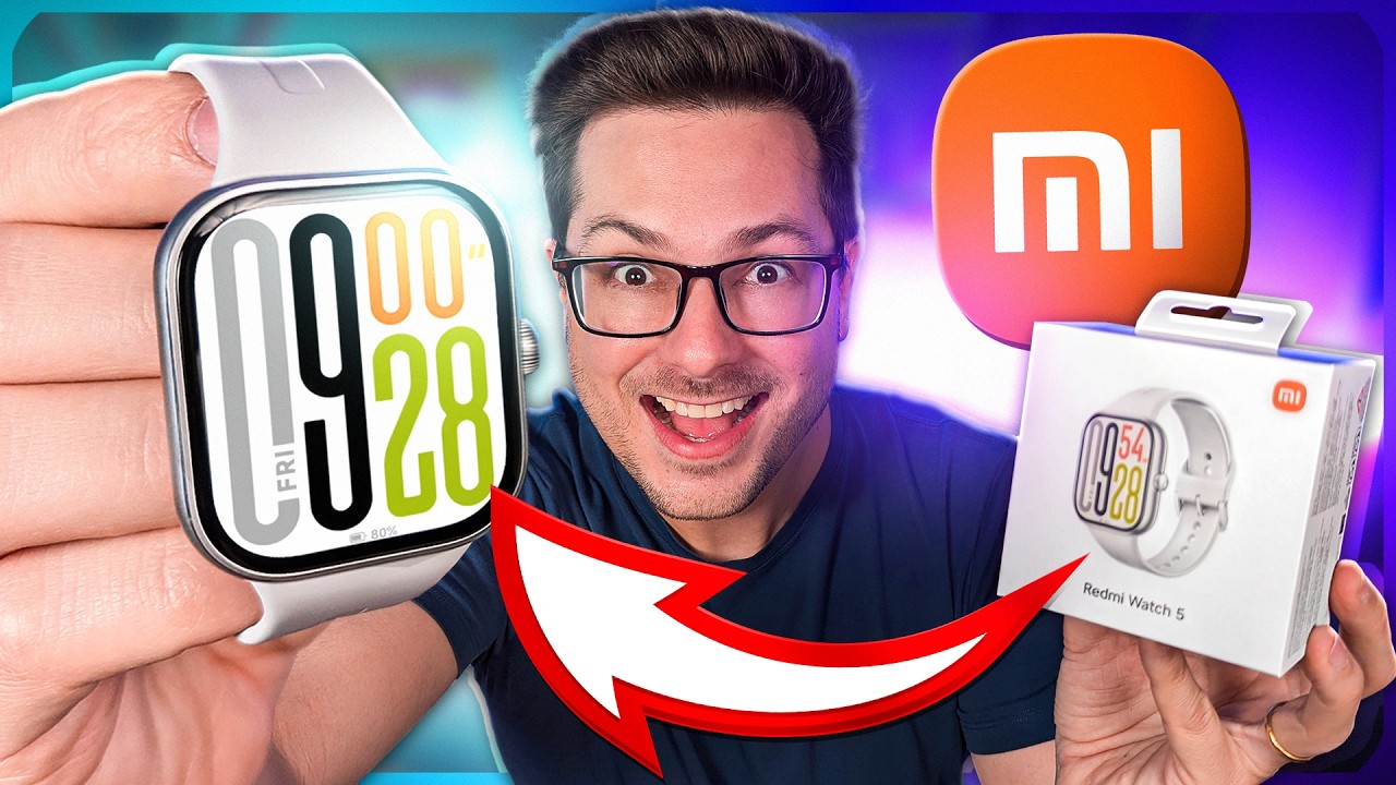 🔥 Redmi Watch 5: O mais COMPLETO pelo MENOR PRE&Ccedil;O! Xiaomi DESTRUIU!